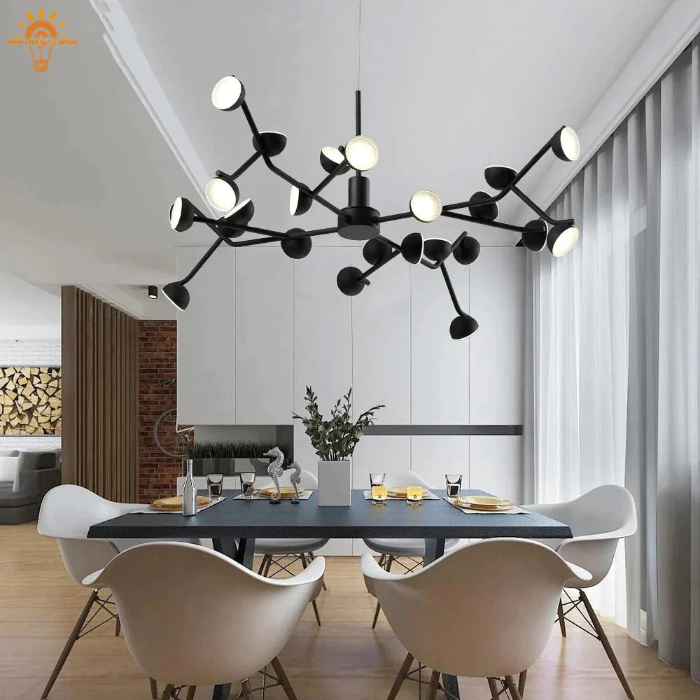 Josephine - Hängelampe Nordic Tree Branch Eisen Kunst Hängeleuchte