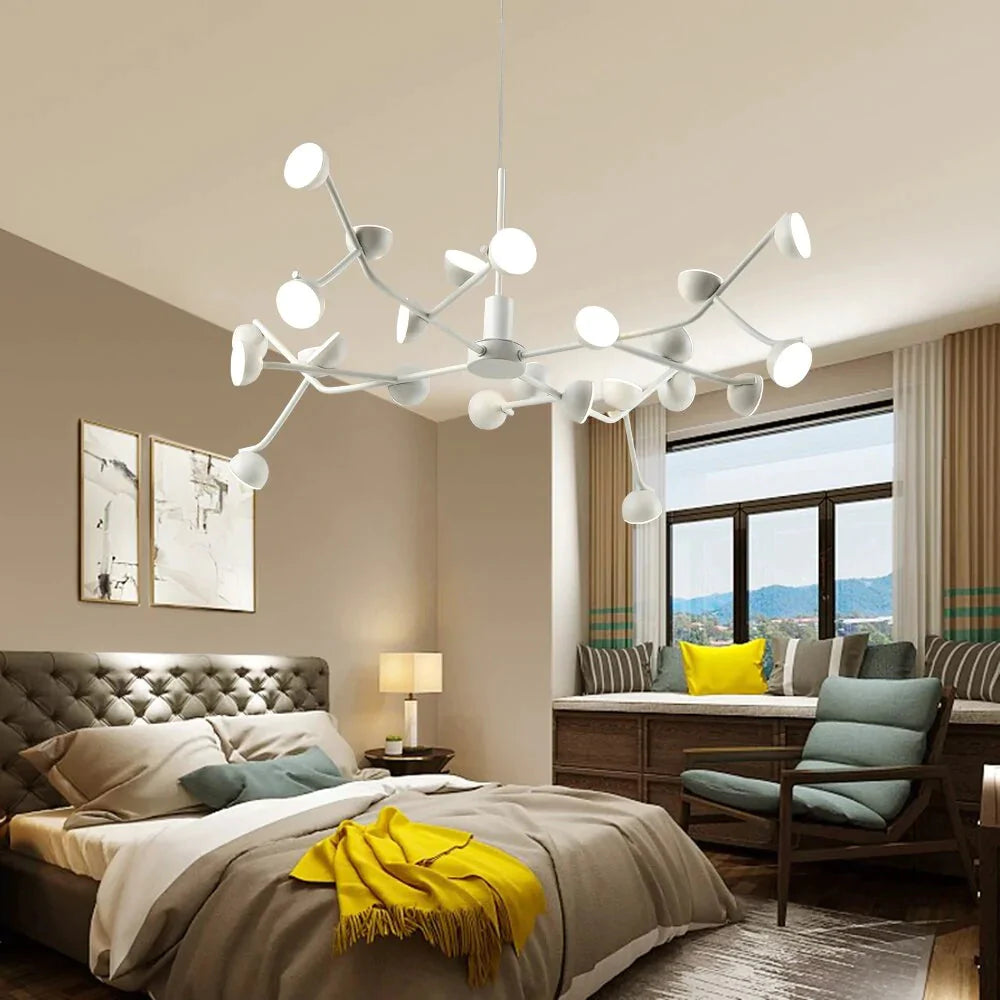 Josephine - Hängelampe Nordic Tree Branch Eisen Kunst Hängeleuchte