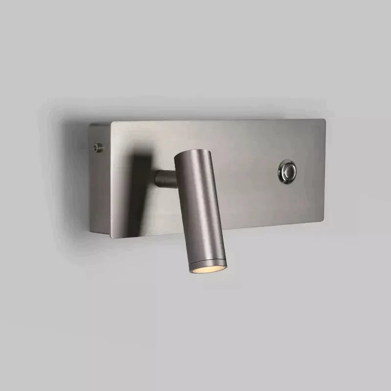Kane | Nickel Led Dimmable Reading Wall Light Lamp