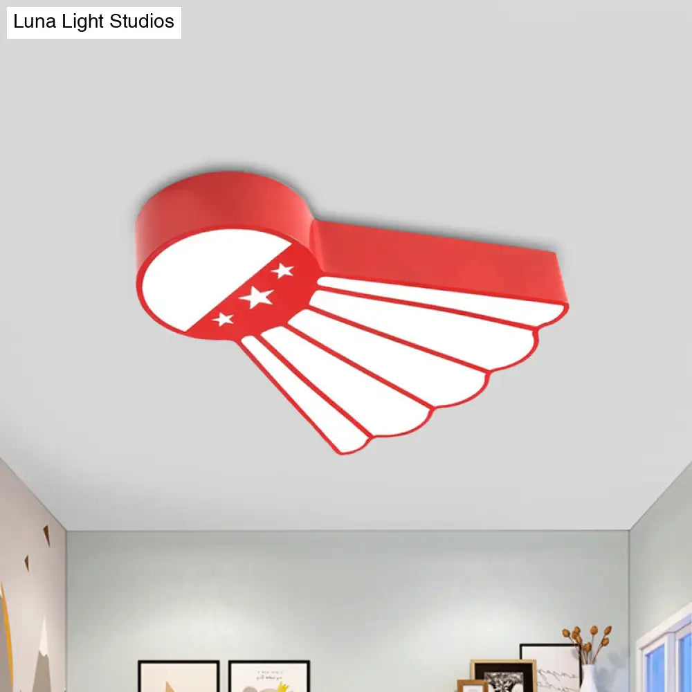 Kindergarten Ceiling Mounted Led Light For Kids’ Badminton Room (Blue/Green/Red)