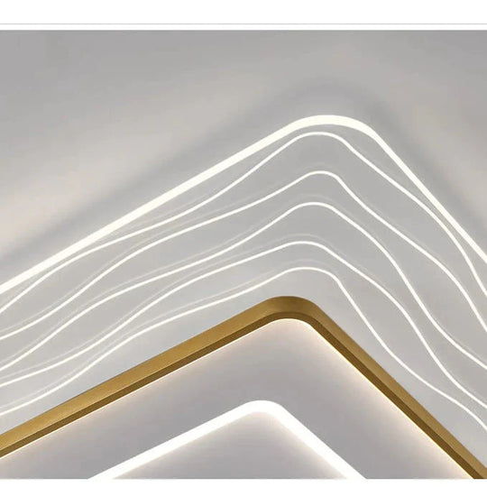 LED Moderne Einfache Kreisförmige Quadratische Schlafzimmer Esszimmer Deckenleuchte