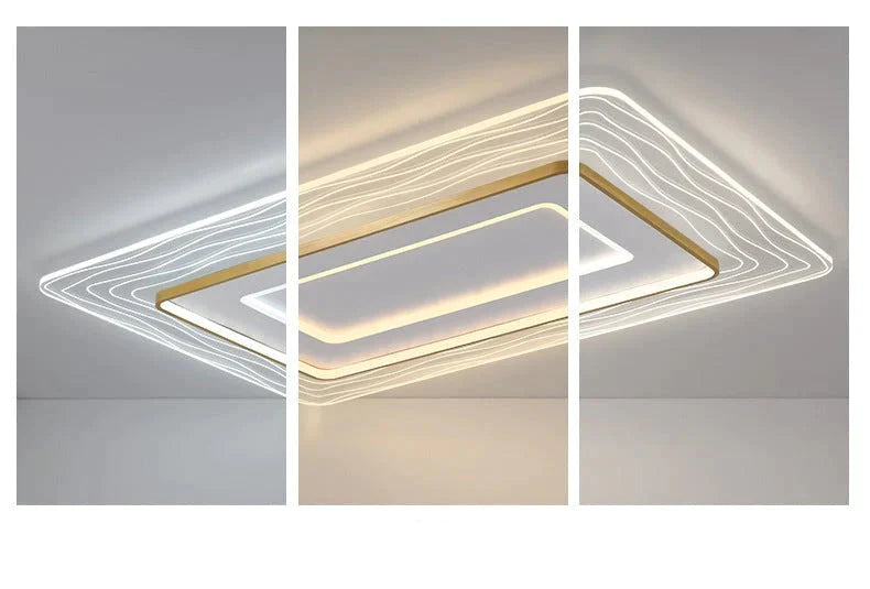 LED Moderne Einfache Kreisförmige Quadratische Schlafzimmer Esszimmer Deckenleuchte