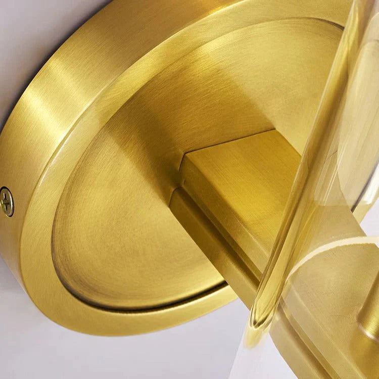 Leichte Luxus-Wandleuchte für das Arbeitszimmer, Nachttisch, Flur, aus Kupfer