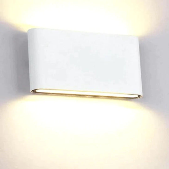 Luna | Outdoor Wall Light White / Small 12cm / 4.7’’ / Warm White (2700 3500K) Outdoor Lighting