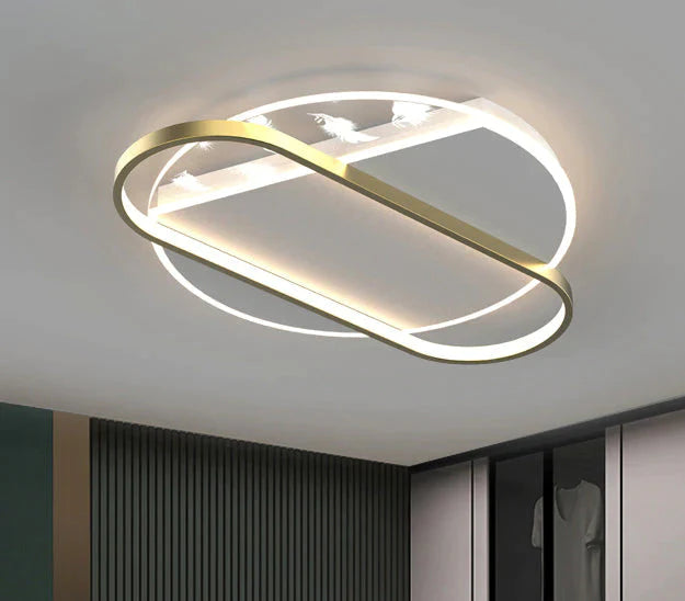 Luxus Feder Deckenleuchte Wohnzimmer Schlafzimmer Esszimmer Lampe Kreative Lampen