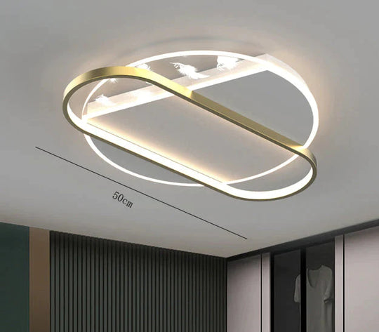 Luxus Feder Deckenleuchte Wohnzimmer Schlafzimmer Esszimmer Lampe Kreative Lampen