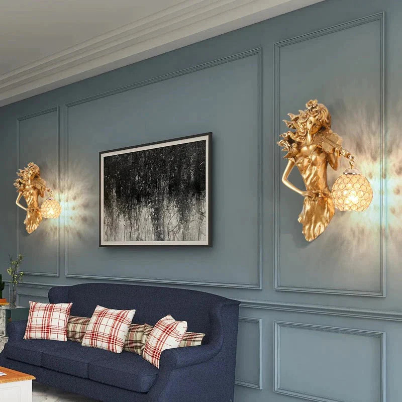 Maya | Kristall-Wandleuchte