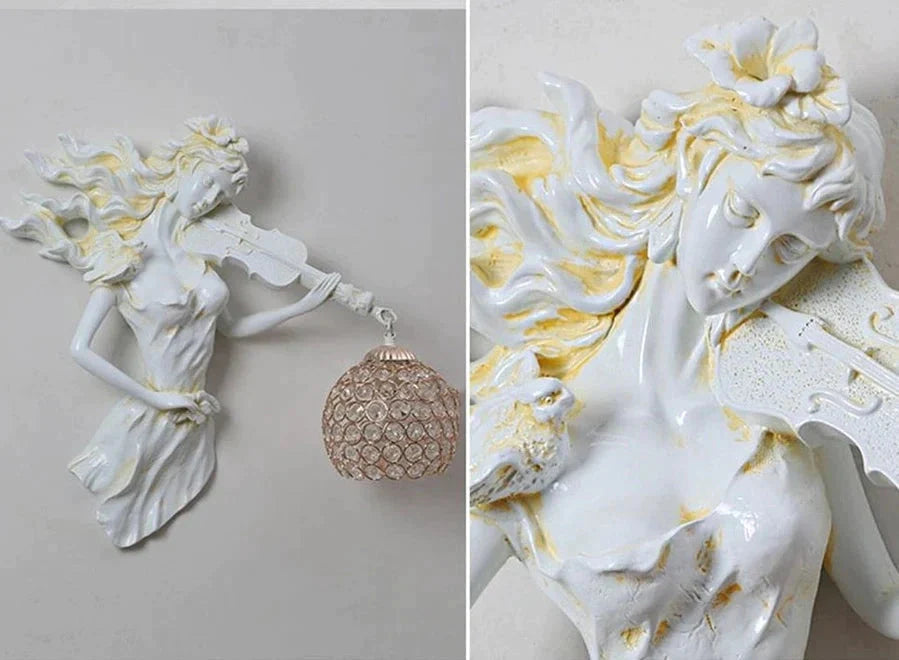 Maya | Kristall-Wandleuchte