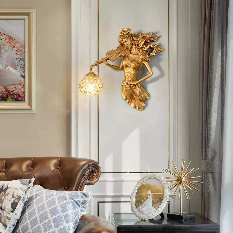 Maya | Kristall-Wandleuchte