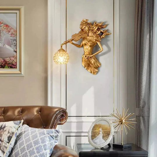 Maya | Kristall-Wandleuchte