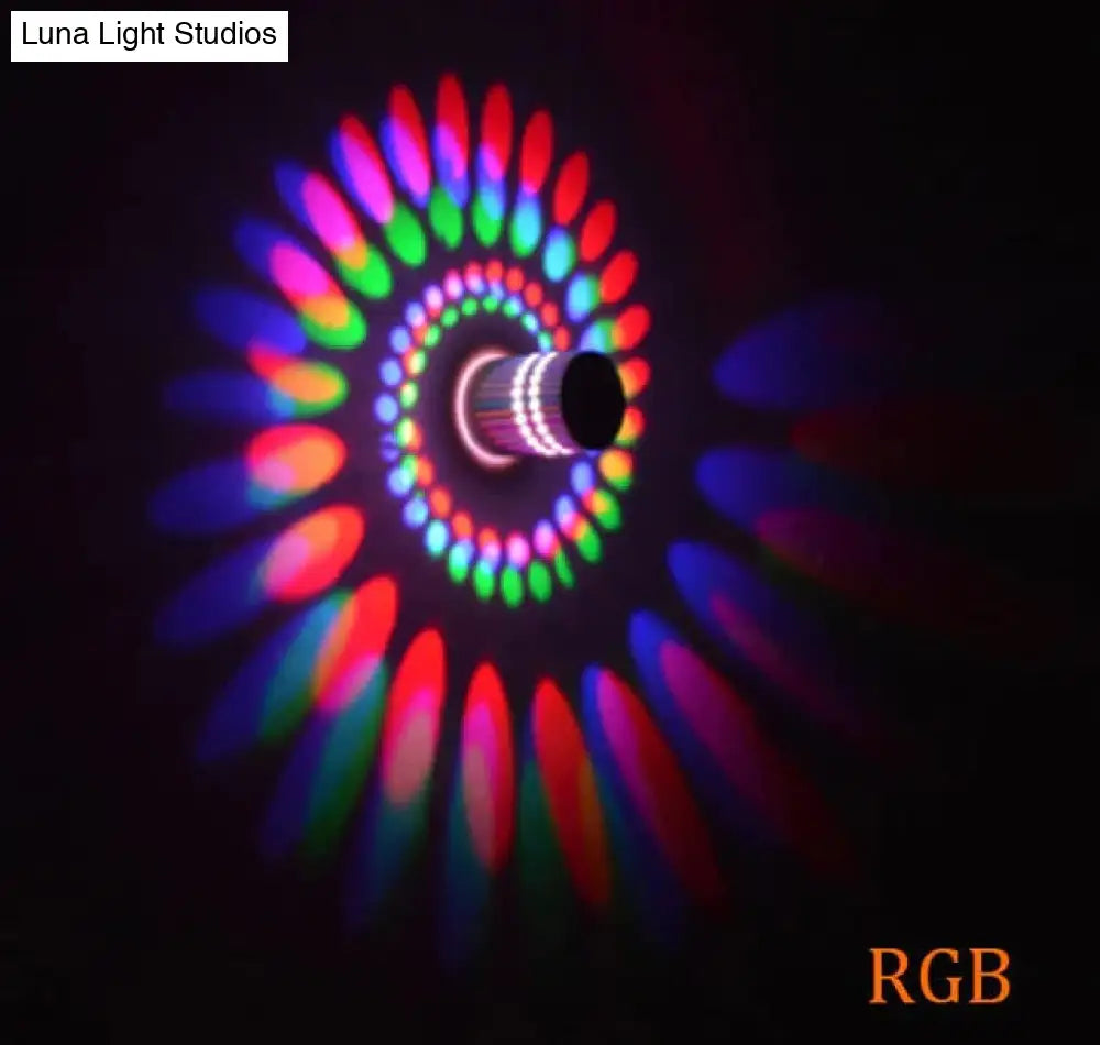 Modern Led Ceiling Light 3W Rgb Wall Sconce For Art Gallery Decoration Front Balcony Lamp Porch