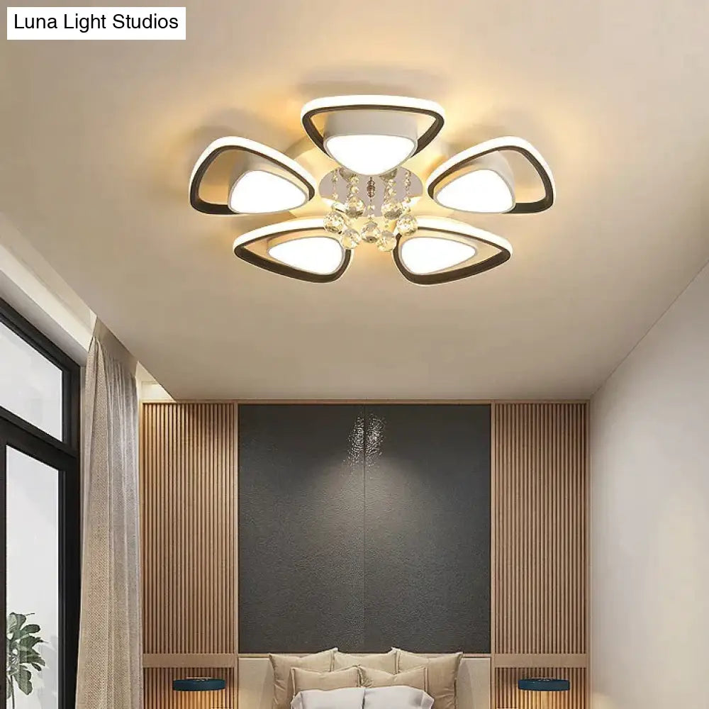 Modern Light Luxury High Grade Atmospheric Crystal Ceiling Lamp Ceiling