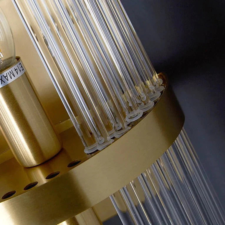 Modernes Licht Luxus Wohnzimmer Hintergrund Kupfer Wandleuchte