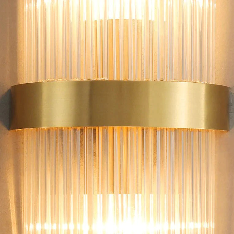 Modernes Licht Luxus Wohnzimmer Hintergrund Kupfer Wandleuchte