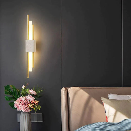 Moderne Marmor Led Wand Lampe Für Wohnzimmer Schlafzimmer Bad Loft Decor