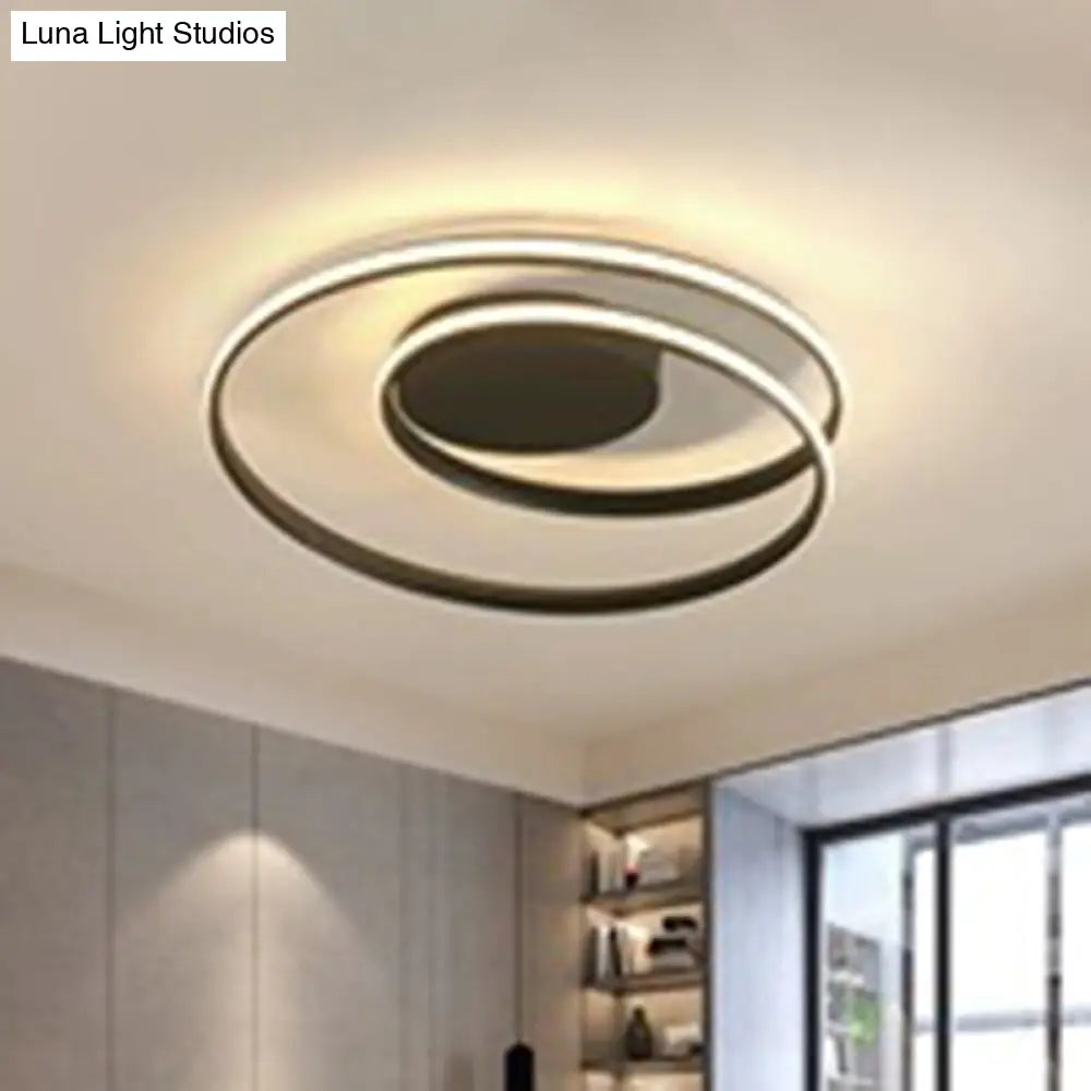 Modern Metal Led Circle Flush Mount Ceiling Light For Bedroom
Or
Sleek Bedroom - Design
