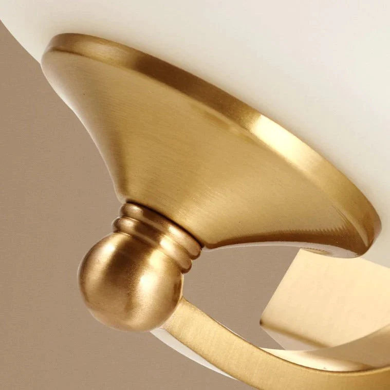 Moderne minimalistische kreative Wohnzimmerlampe Schlafzimmer Scheinwerfer Gang Kupfer Wandleuchte