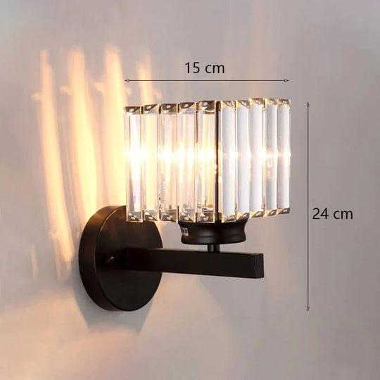 Moderne minimalistische Wandlampe mit Glasschirm für Nachttischbeleuchtung, Wohnzimmerbeleuchtung