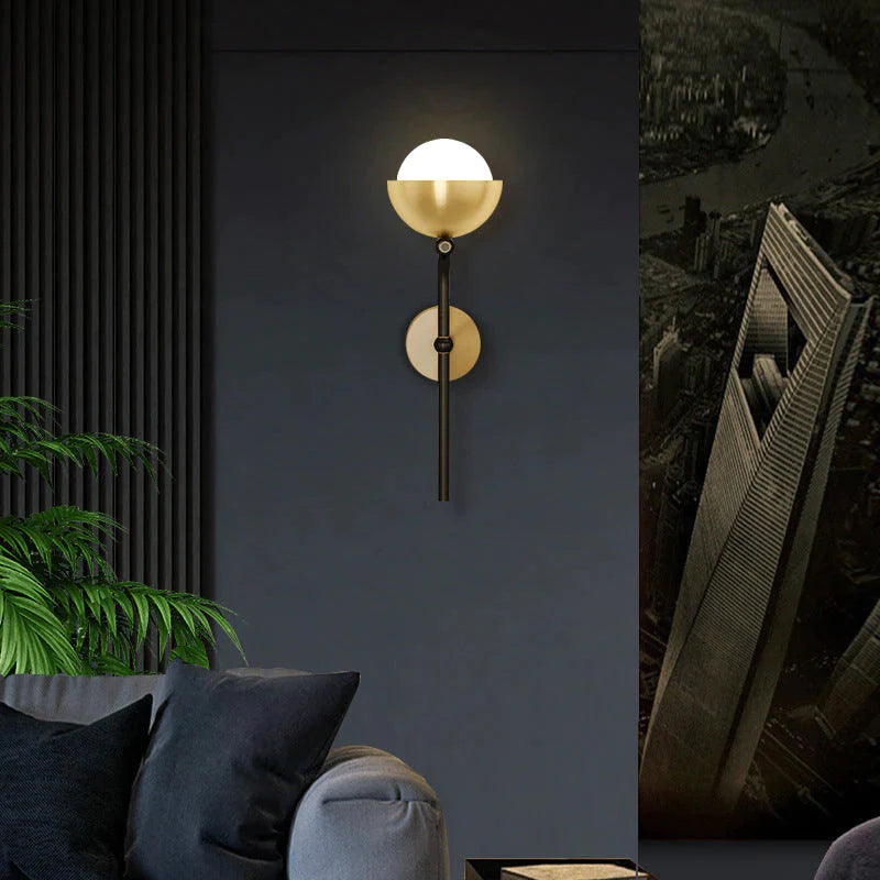 Moderne einfache Zimmer Korridor Wohnzimmer Kupfer Wandleuchte