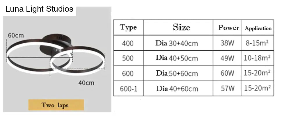 New Creative Circle Ceiling Lamp Ceiling
