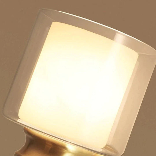 Neu Wohnzimmer Schlafzimmer Spiegel Front Wand Lampe Minimalistischen Kupfer