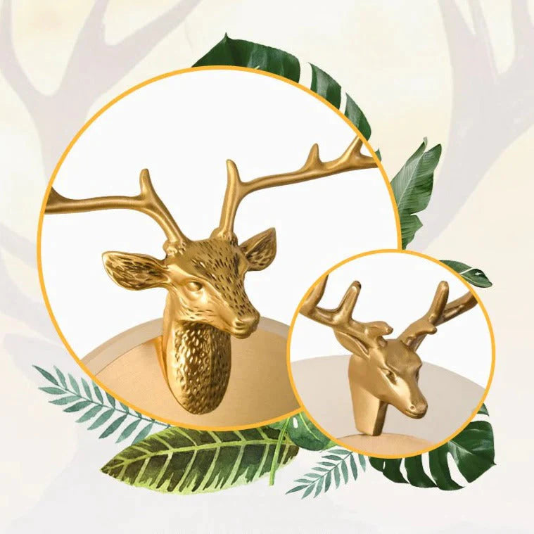 Nordic Antlers Schlafzimmer Wohnzimmer Kupfer Wandleuchte