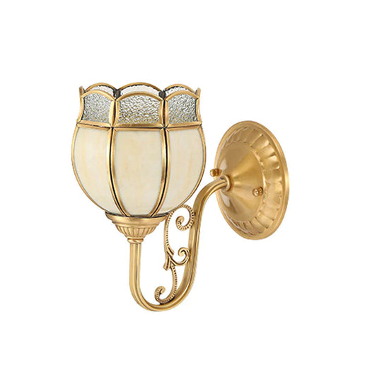 Nordic Glass Wall Lamp Living Room Background Copper Corridor Study Balcony Lamps