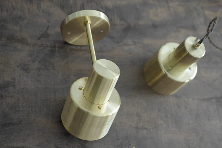 Nordic Goldene Wohnzimmer Schlafzimmer Nacht Badezimmer Kupfer Wand Lampe