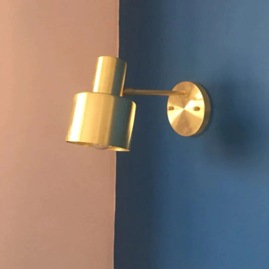 Nordic Goldene Wohnzimmer Schlafzimmer Nacht Badezimmer Kupfer Wand Lampe