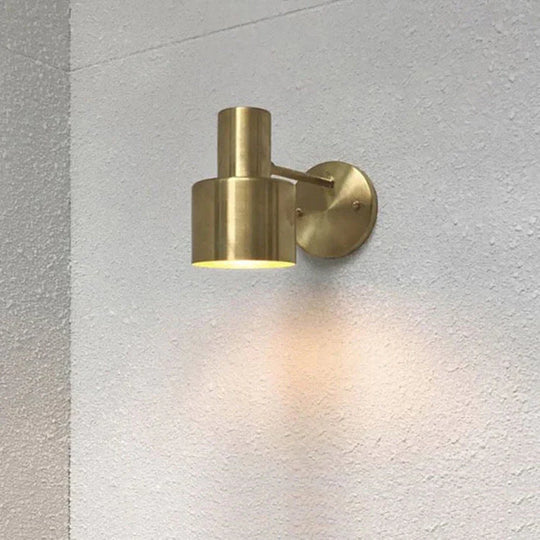 Nordic Goldene Wohnzimmer Schlafzimmer Nacht Badezimmer Kupfer Wand Lampe