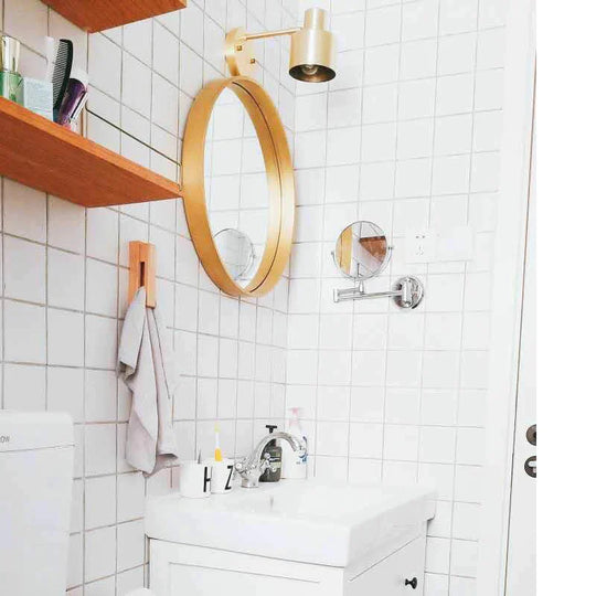 Nordic Goldene Wohnzimmer Schlafzimmer Nacht Badezimmer Kupfer Wand Lampe