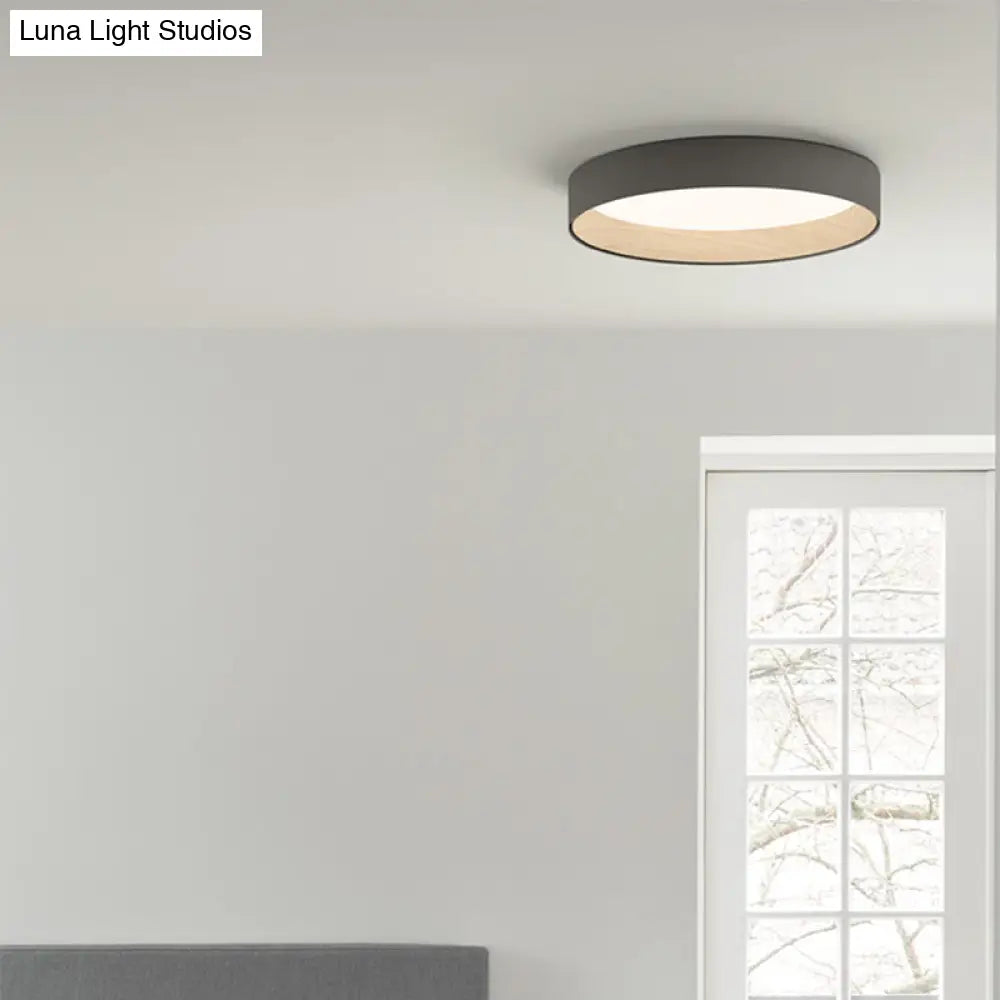 Nordic Led Ceiling Flush Mount Lamp With Acrylic Diffuser For Kitchen