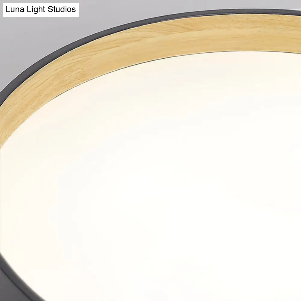 Nordic Led Ceiling Flush Mount Lamp With Acrylic Diffuser For Kitchen