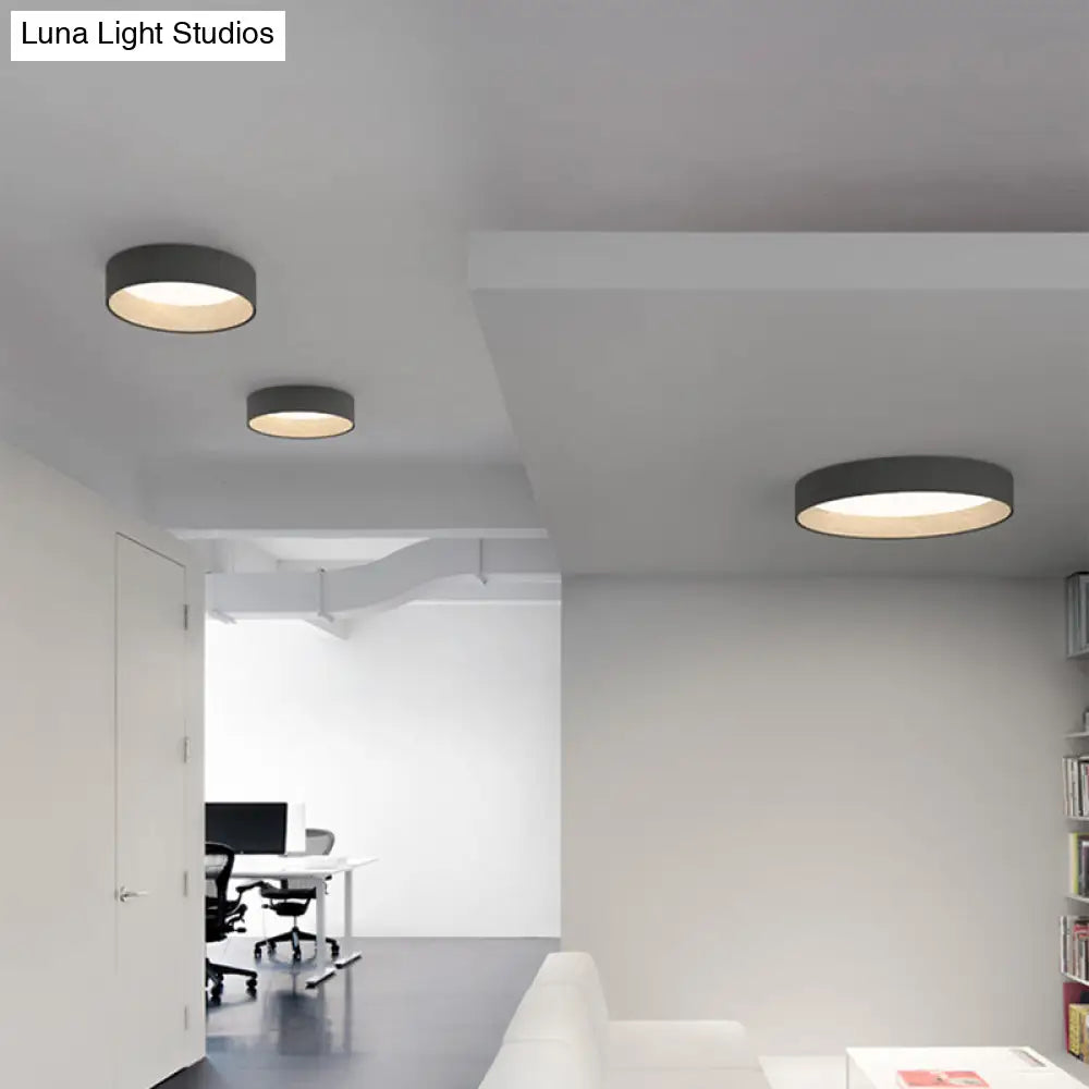 Nordic Led Ceiling Flush Mount Lamp With Acrylic Diffuser For Kitchen