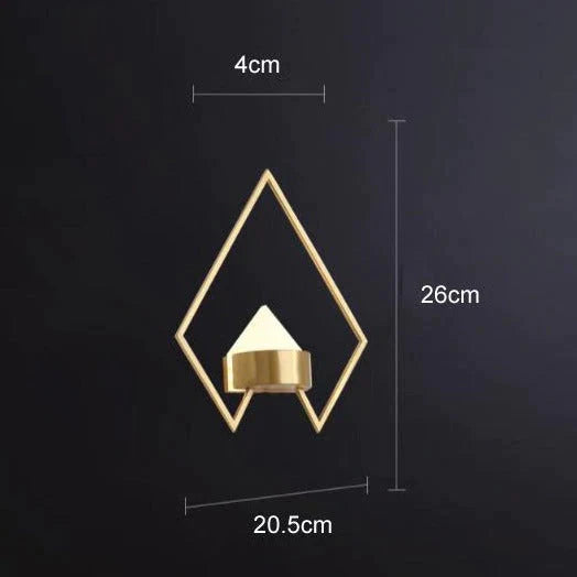 Nordische Wohnzimmer-Hintergrund-Kupfer-Wandlampe