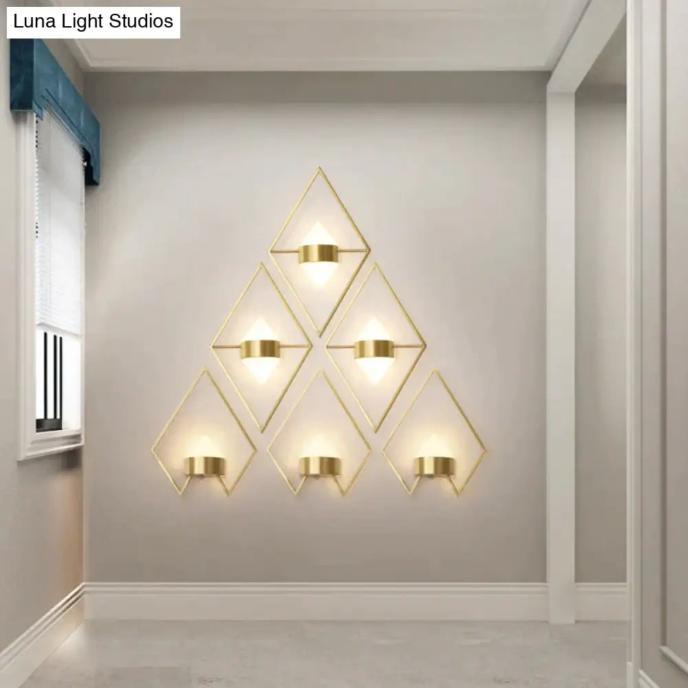 Nordic Living Room Background Copper Wall Lamp Copper Wall Lamps