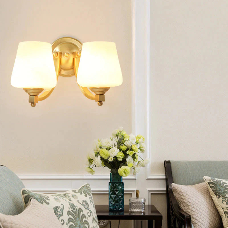 Nordische Wohnzimmer Schlafzimmer Kupfer Wandlampen