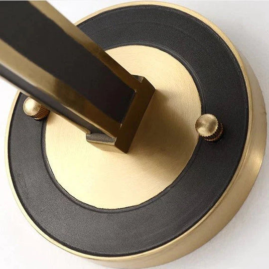 Nordische minimalistische Schlafzimmer-Nachttischlampe aus Kupfer