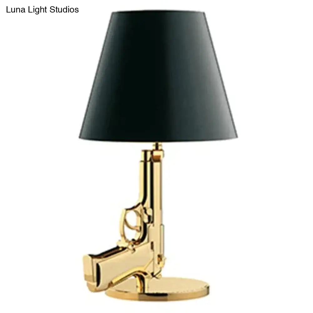 Nordic Modern Ak47 Gun_Lounge Silvery Gold Lustre Bedroom Lamp Led Floor Lamps Kids Children Room
