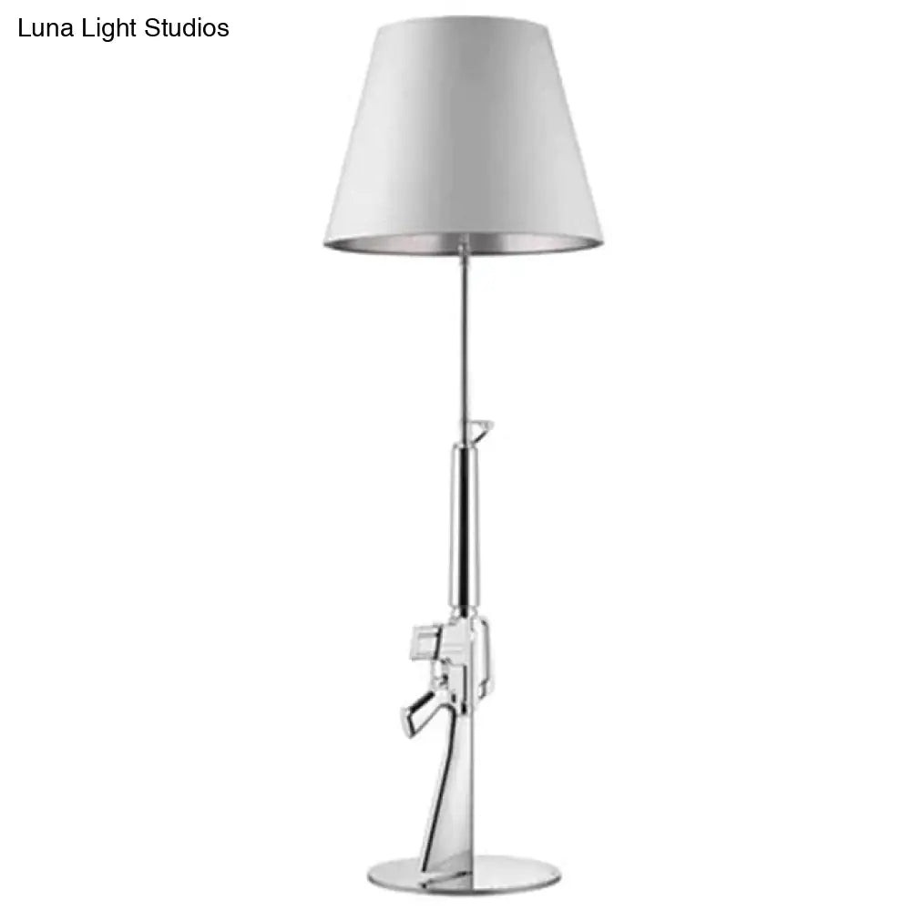 Nordic Modern Ak47 Gun_Lounge Silvery Gold Lustre Bedroom Lamp Led Floor Lamps Kids Children Room