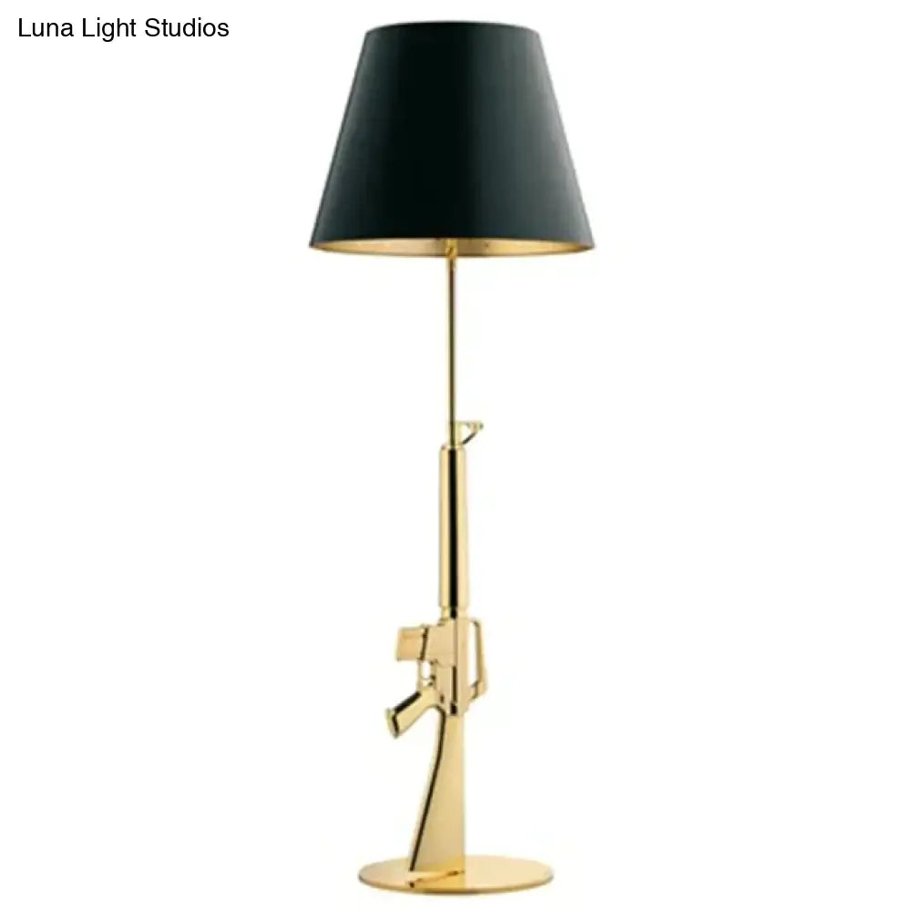 Nordic Modern Ak47 Gun_Lounge Silvery Gold Lustre Bedroom Lamp Led Floor Lamps Kids Children Room