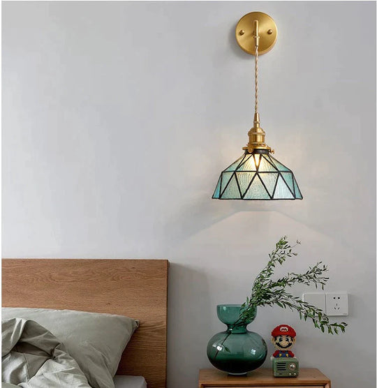Nordic Retro Glass Copper Wall Lamp Copper Wall Lamps