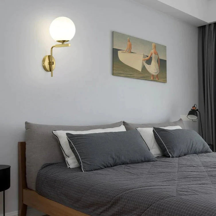 Nordic Einfache Wohnzimmer Hintergrund Wand Lampe Zimmer Kupfer Wand Lampe