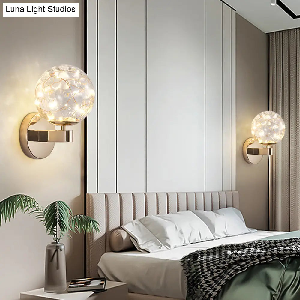 Nordic Star Wall Lamp: Modern Sconce Light For Bedroom Or Living Room