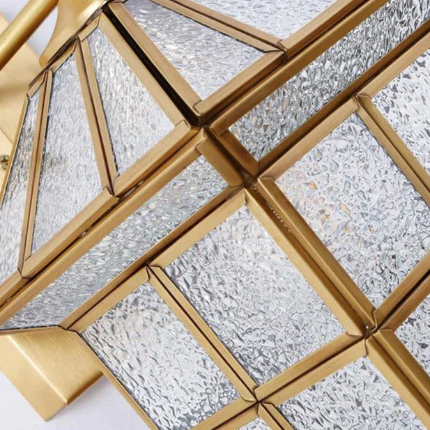 Outdoor Waterproof Wall Lamp Stair Corridor Balcony Courtyard Full Copper Lamps