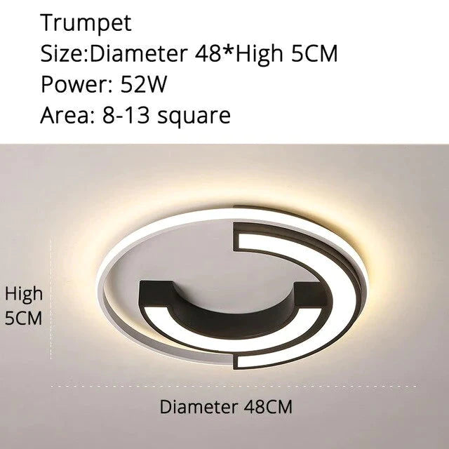 Deckenleuchten Runde Form LED Deckenleuchte für Schlafzimmer Kinder Leuchte Kreative Beleuchtungskörper