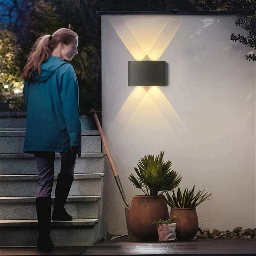 Led Outdoor Waterproof Wall Lamp Led Light Porch Courtyard Garden Lights Balconi Lighting Outdoor