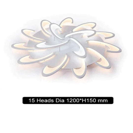 Remote Control Led Ceiling Lights With Ultra-Thin Acrylic Flush Mount Lamp