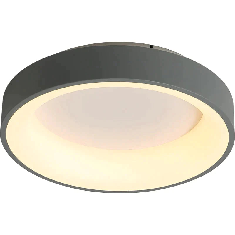 Round/Square/Triangle Modern Led Ceiling Lights For Living Room Bedroom Study Dimmable + Rc Lamp