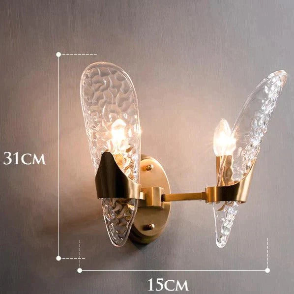 Retro Light Luxury Nordic All Copper Wall Lamp Lamps